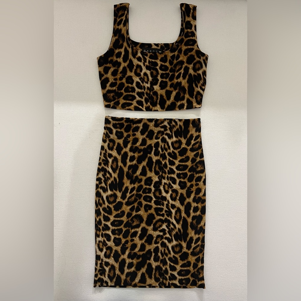 Sabora Leopard Print Set Size Small - Picture 3 of 6